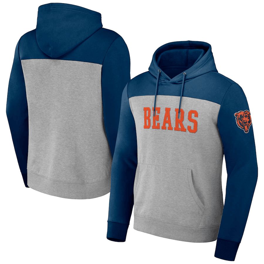 Men 2023 NFL Chicago Bears grey Sweatshirt style 1